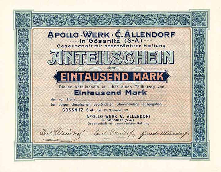 Apollo-Werk C. Allendorf GmbH