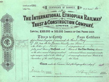 International Ethiopian Railway Trust & Construction Co.