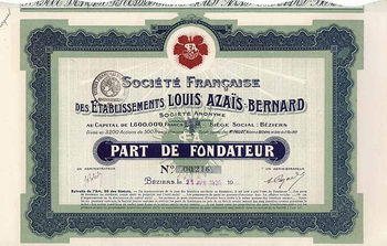 Soc. Francaise des Etablissements Louis Azais Bernard S.A.