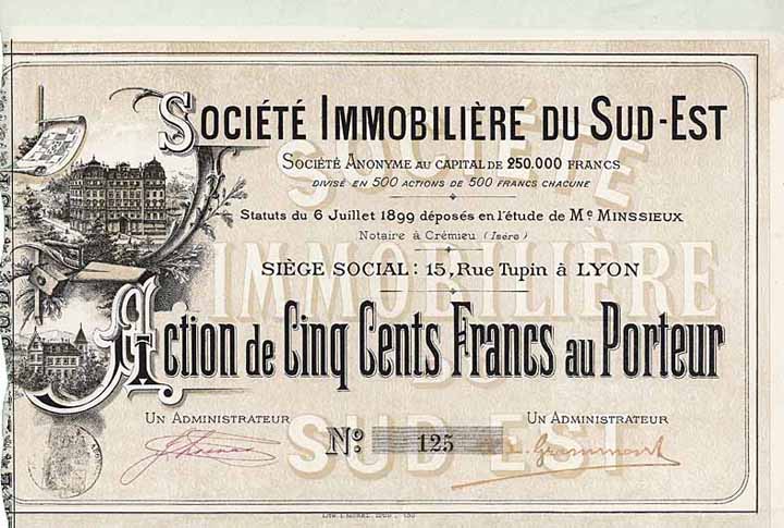 Société Immobilière du Sud-Est S.A.