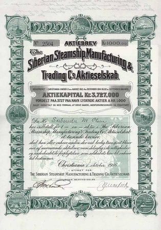 Siberian Steamship, Manufacturing & Trading Co. A/S