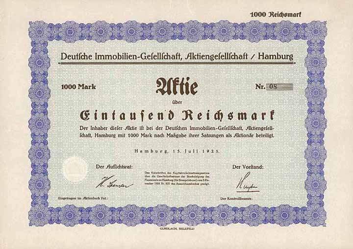 Deutsche Immobilien-Gesellschaft AG