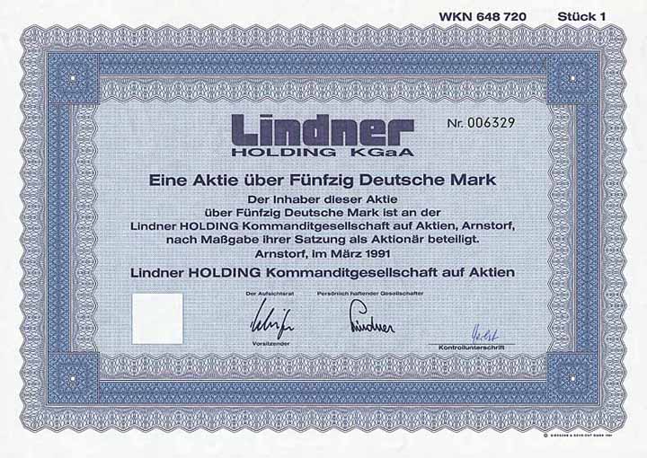 Lindner Holding KGaA