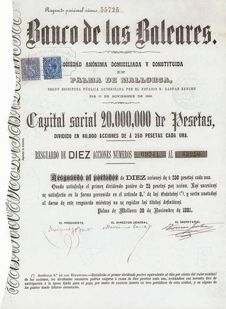 Banco de las Baleares S.A.
