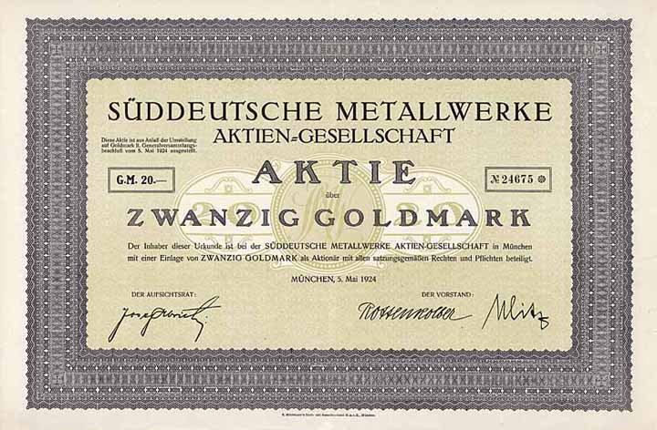 Süddeutsche Metallwerke AG