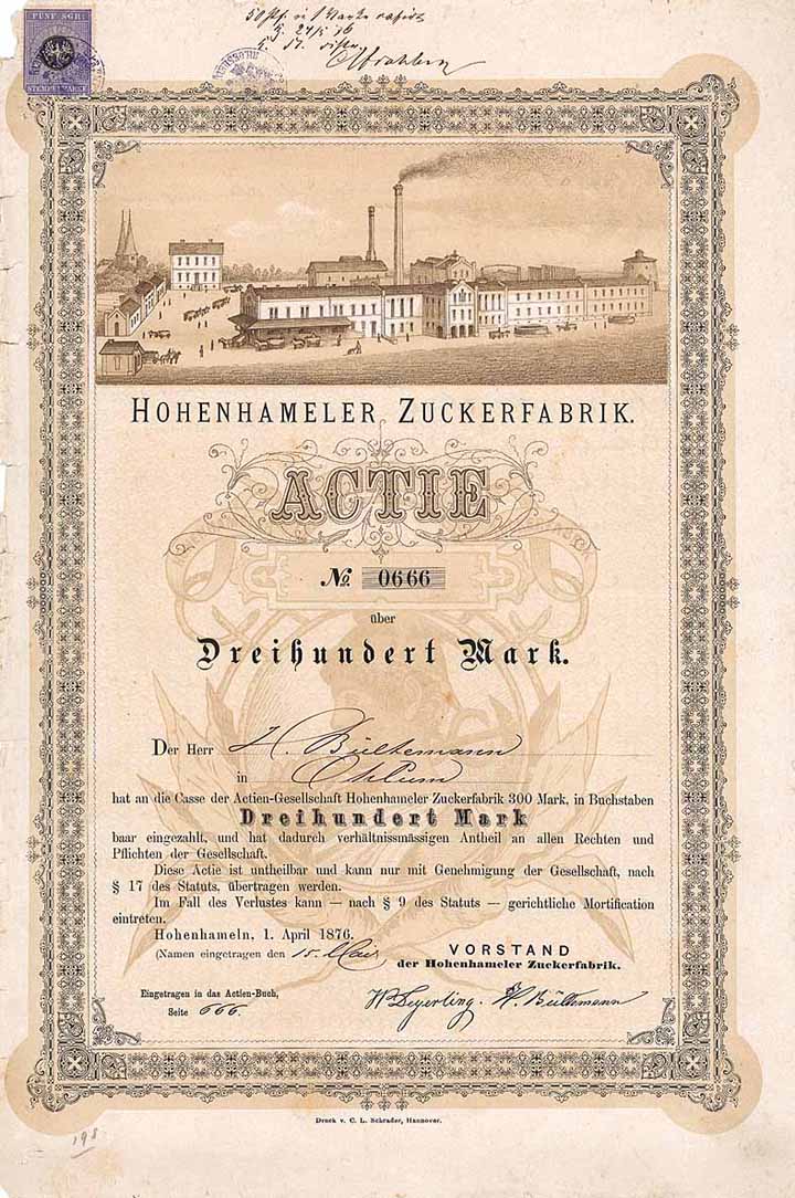 Hohenhameler Zuckerfabrik