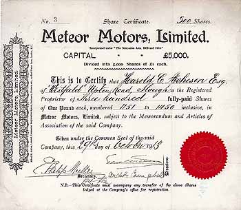 Meteor Motors, Ltd.