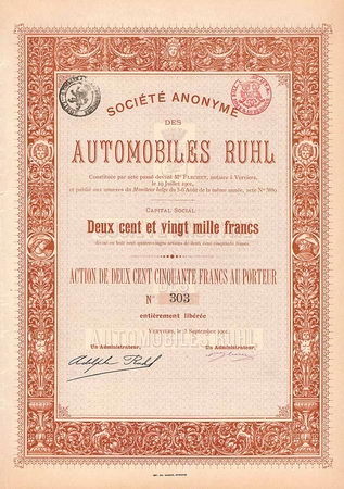 S.A. des Automobiles Ruhl