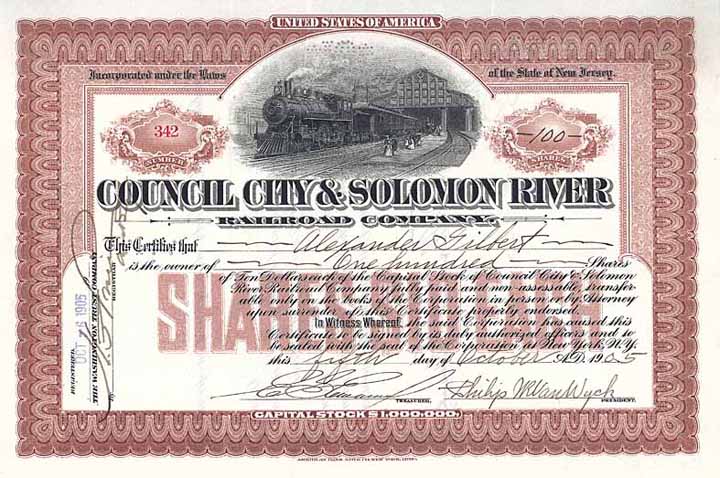 Council City & Solomon River Railroad