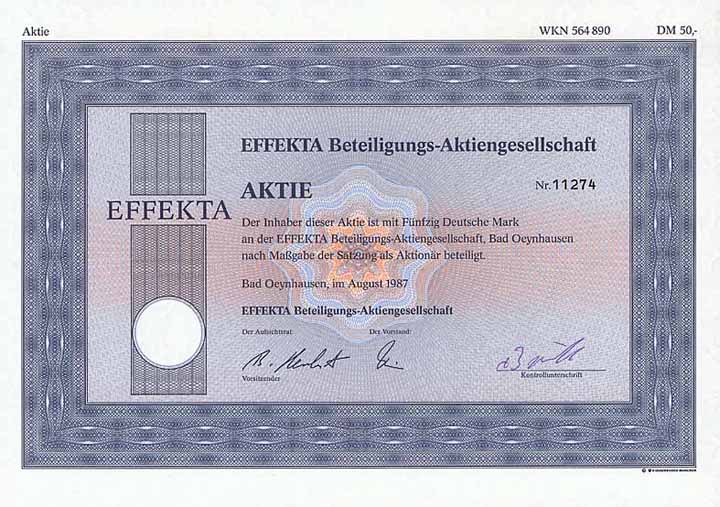 EFFEKTA Beteiligungs-AG