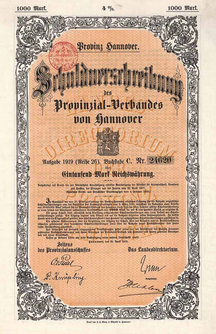 Provinzial-Verband von Hannover