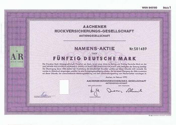 Aachener Rückversicherungs-Gesellschaft AG