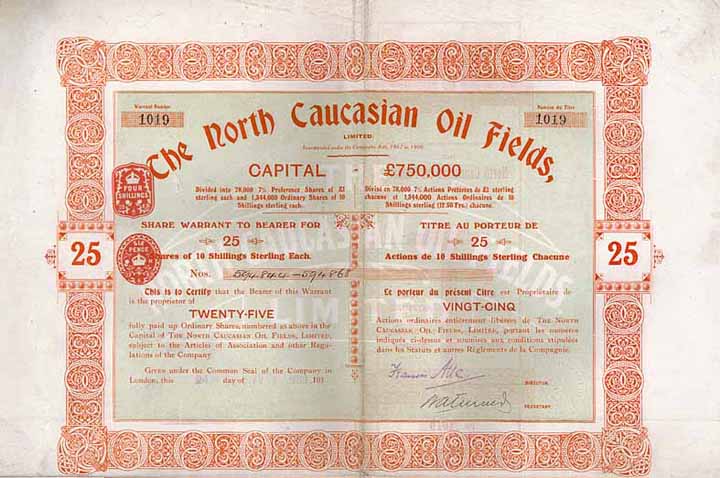 North Caucasian Oil Fields