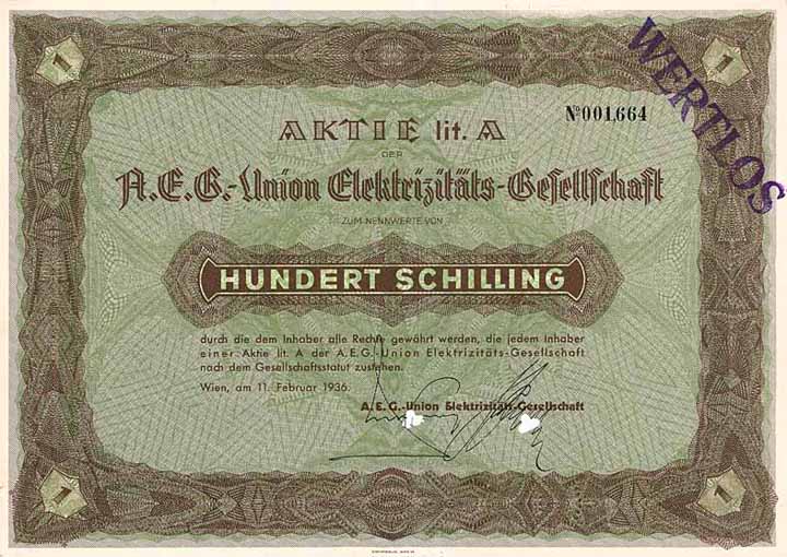 A.E.G.-Union-Elektrizitäts-Gesellschaft