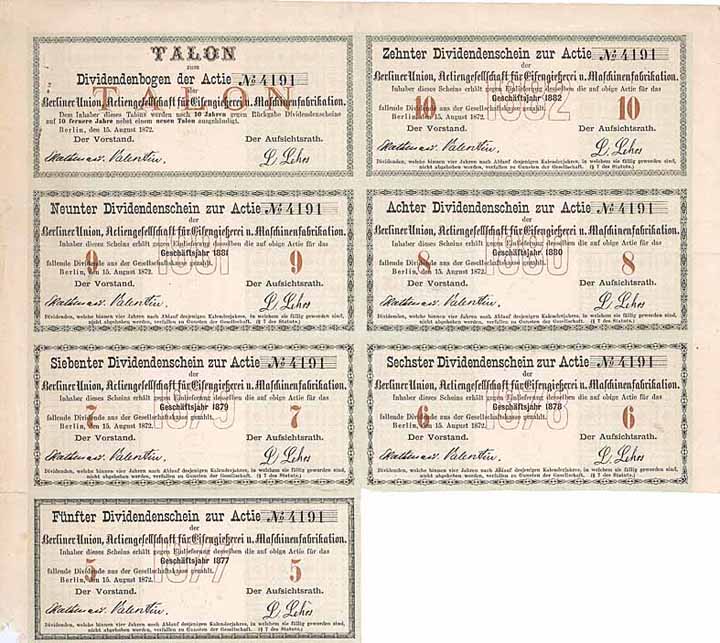 Berliner Union AG für Eisengießerei und Maschinen-Fabrikation