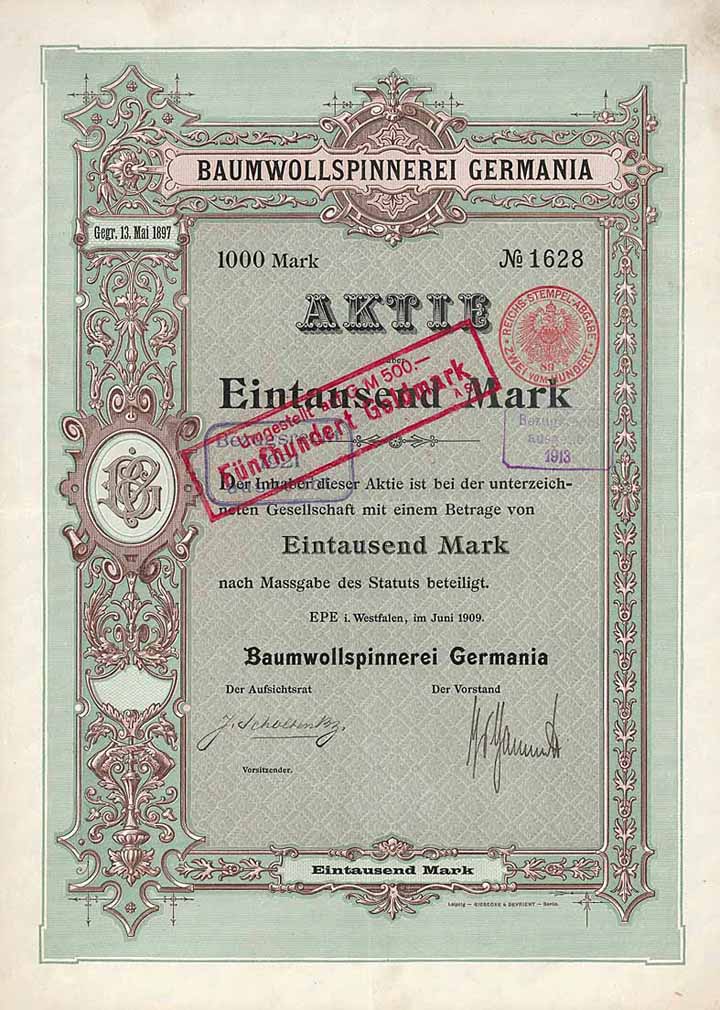 Baumwollspinnerei Germania