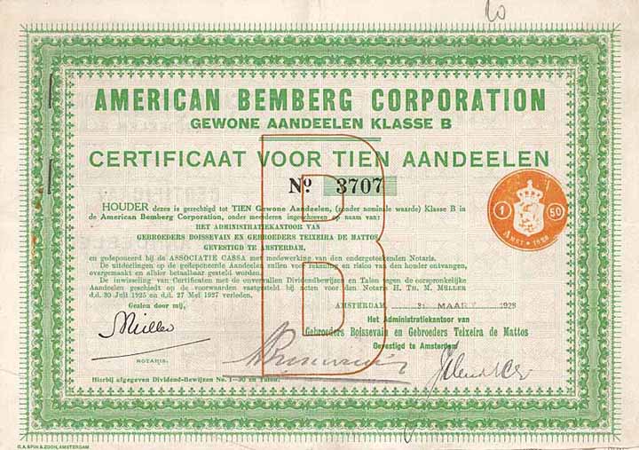 American Bemberg Corp.