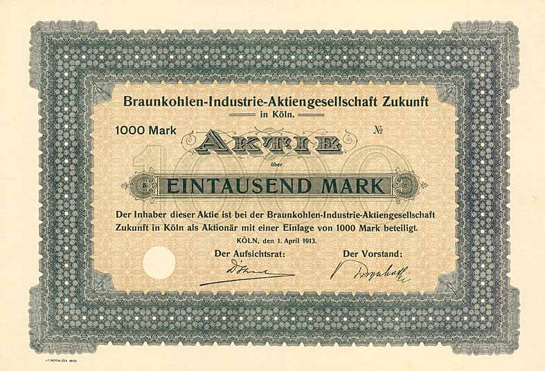 Braunkohlen-Industrie-AG Zukunft