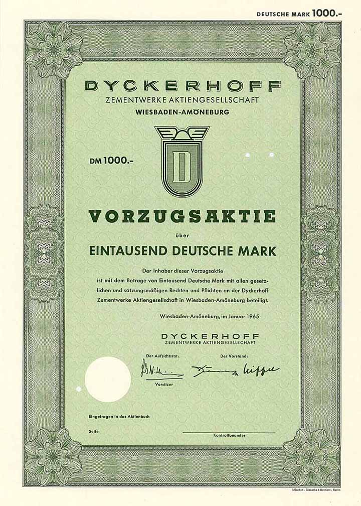 Dyckerhoff Zementwerke AG