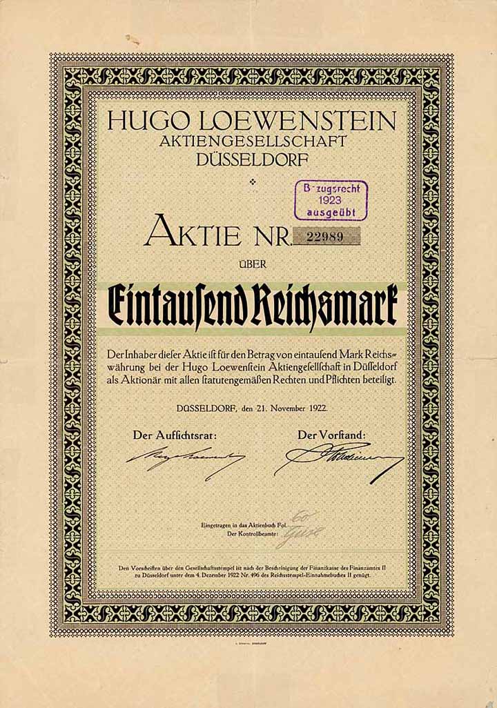 Hugo Loewenstein AG