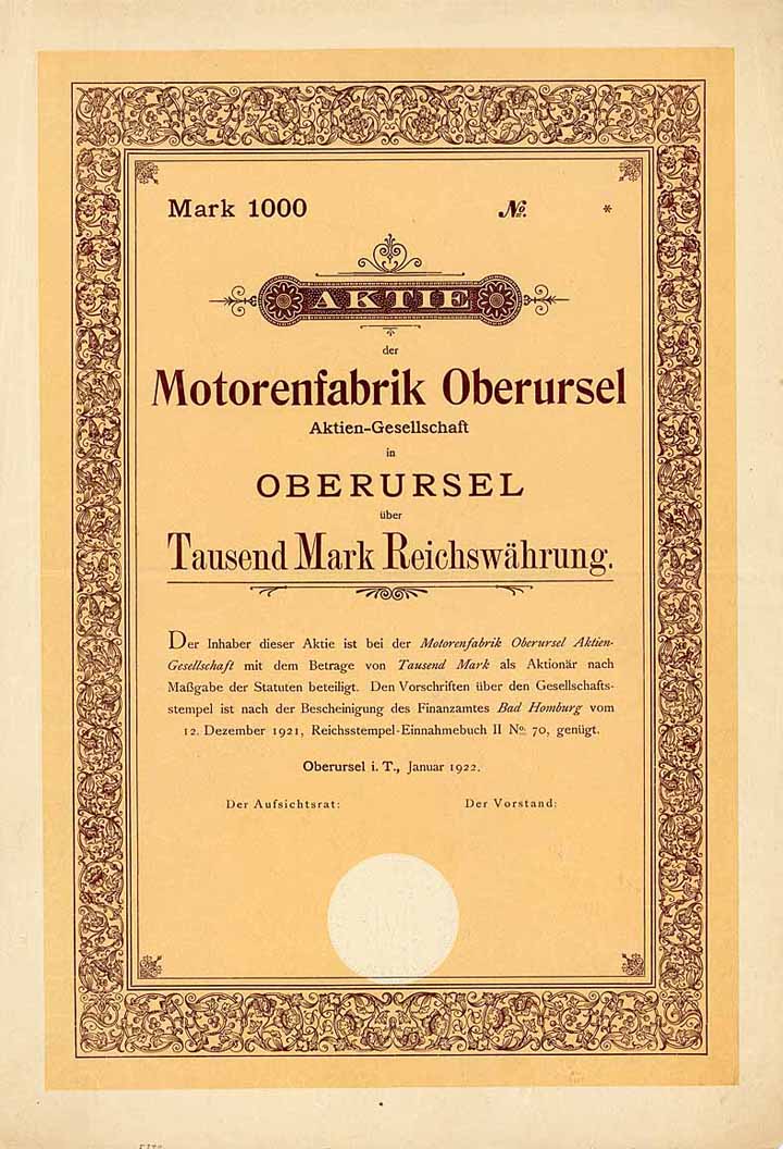 Motorenfabrik Oberursel AG