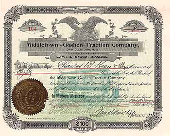 Middletown-Goshen Traction Co.