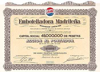 Pepsi-Cola Embotelladora Madrilena S.A.
