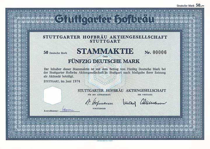 Stuttgarter Hofbräu AG