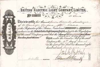 British Electric Light Co. Ltd.