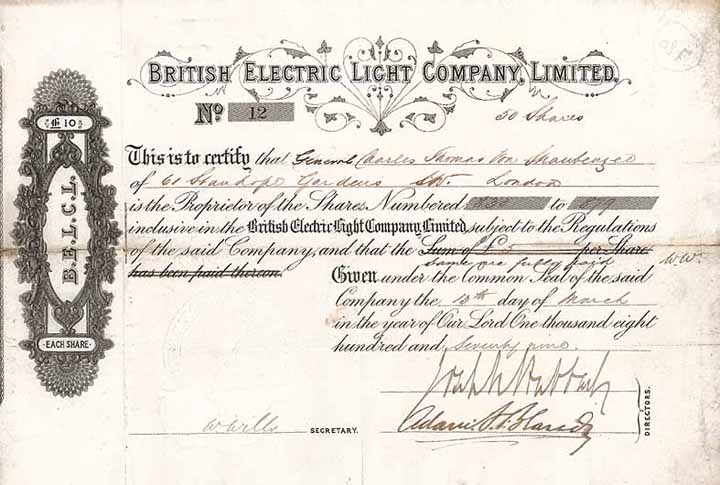 British Electric Light Co. Ltd.