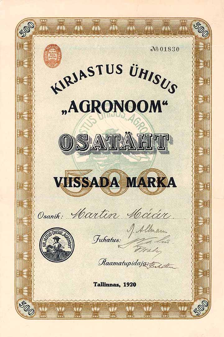 Kirjastus Ühisus “Agronoom”