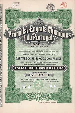 Produits et Engrais Chimiques du Portugal (S.A.P.E.C.) S.A.