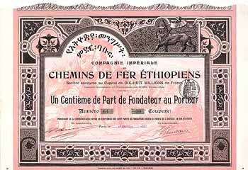 Cie. Impériale des Chemins de Fer Éthiopiens S.A.