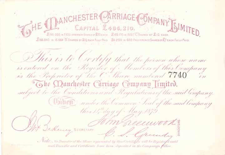 Manchester Carriage Co.