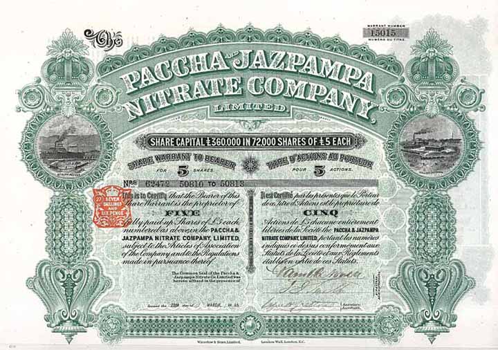 Paccha & Jazpampa Nitrate Co.