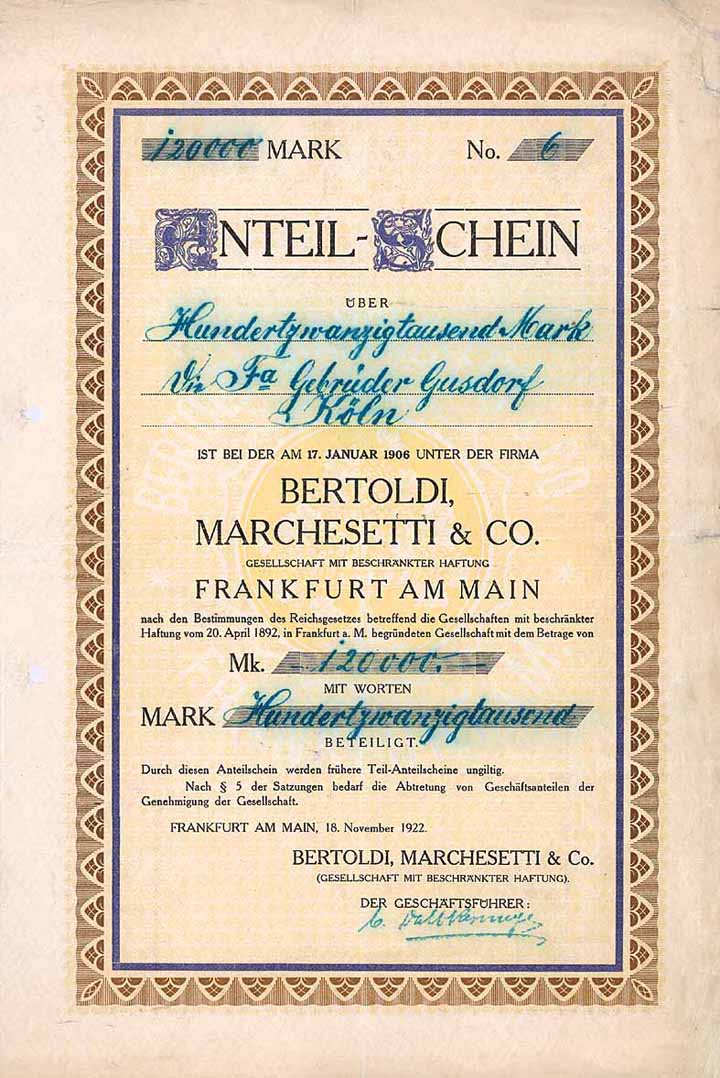 Bertoldi, Marchesetti & Co. GmbH