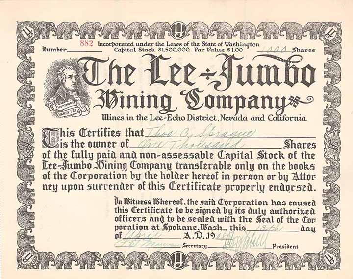 Lee-Jumbo Mining Co.