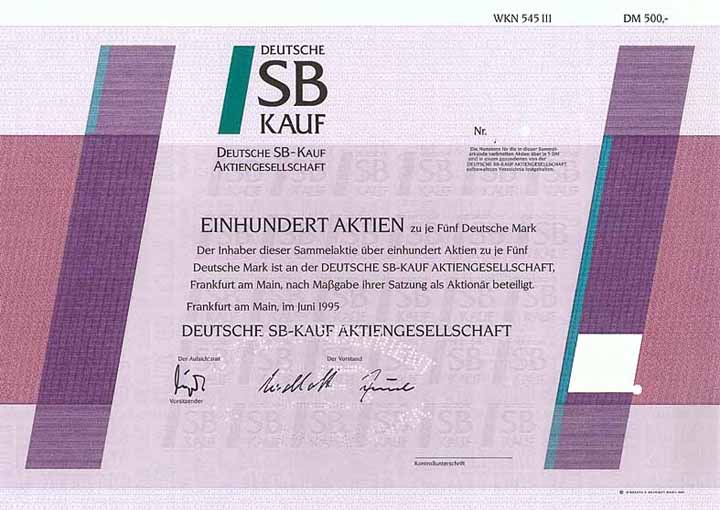 Deutsche SB-Kauf AG