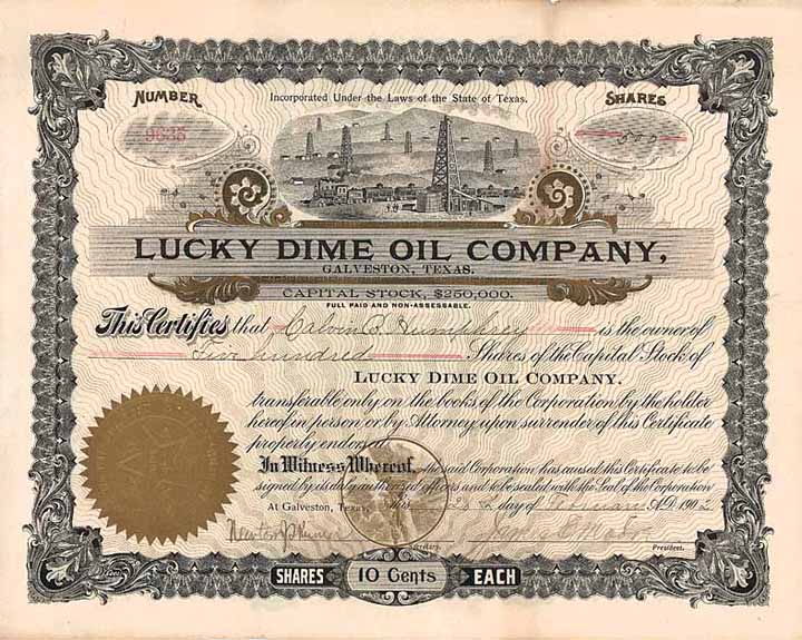 Lucky Dime Oil Co.