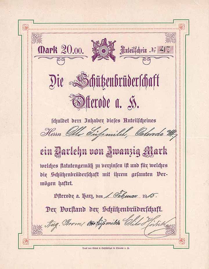 Schützenbrüderschaft Osterode a. H.