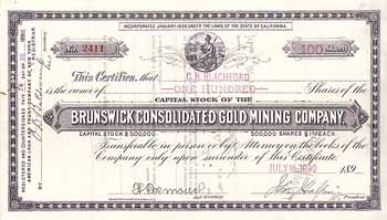 Brunswick Consolidated Gold Mining Co.