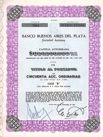 Banco Buenos Aires del Plata S.A.