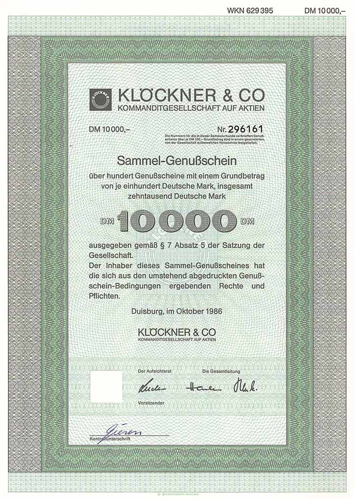 Klöckner & Co KGaA