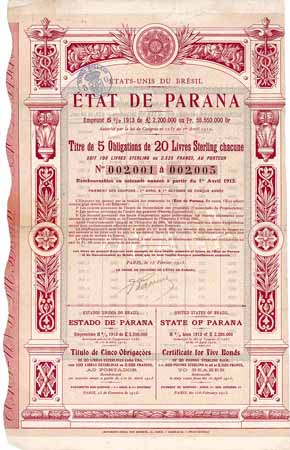 Etat de Parana (State of Paraná)