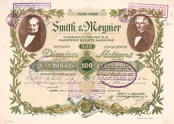 Smith & Meynier Tvornica Papira D.D. (Smith & Meynier Papierfabrik AG)