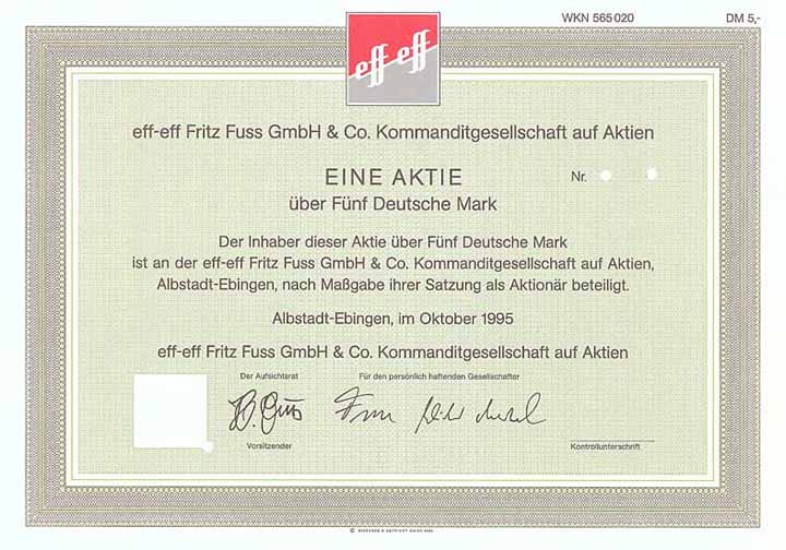 eff-eff Fritz Fuss GmbH & Co. KGaA