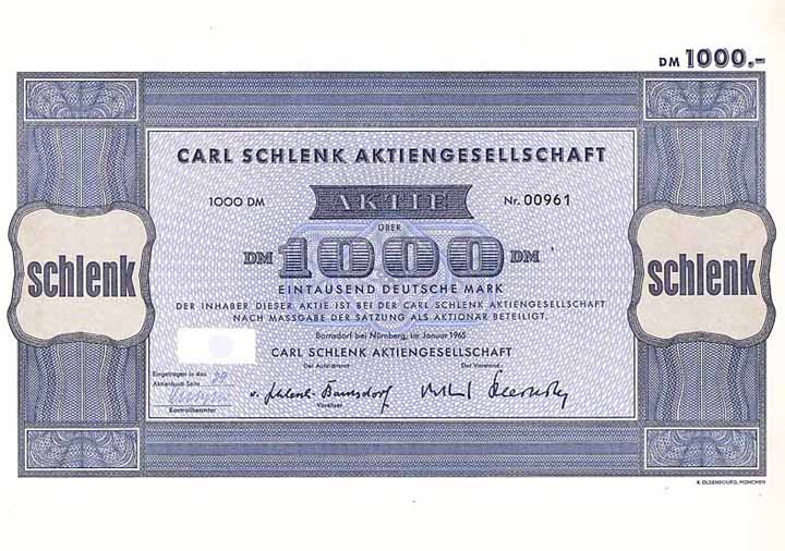 Carl Schlenk AG
