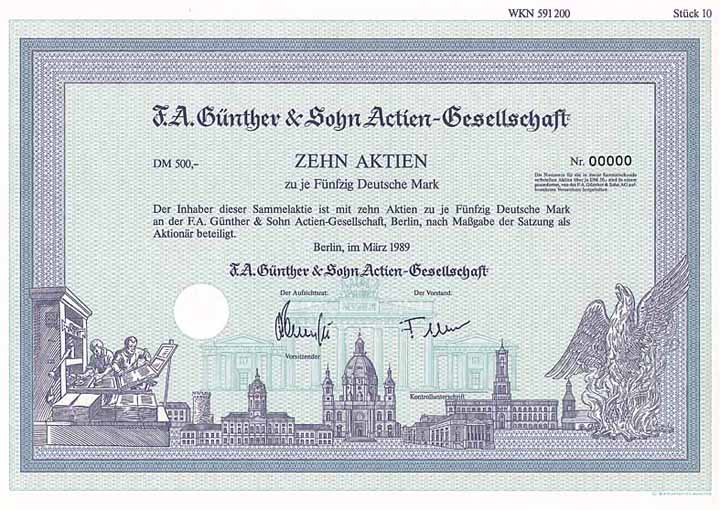 F. A. Günther & Sohn AG