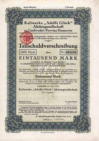 Kaliwerke „Adolfs Glück“ AG