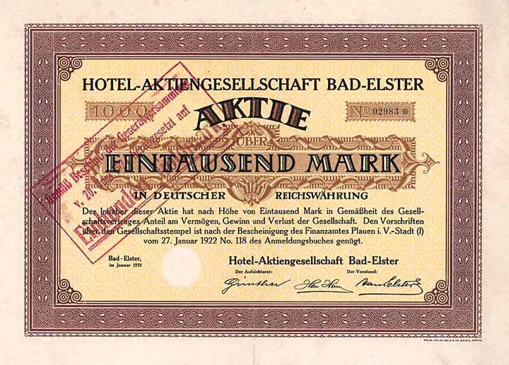 Hotel-AG Bad-Elster